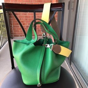 Green Bag with Strap